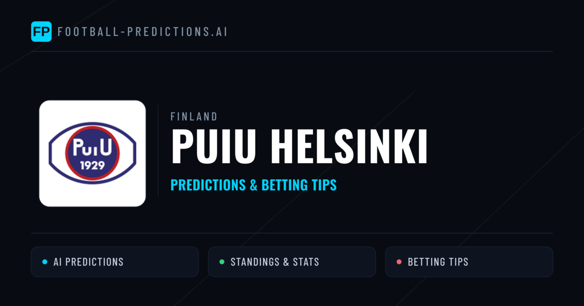 PuiU Helsinki Predictions & Stats