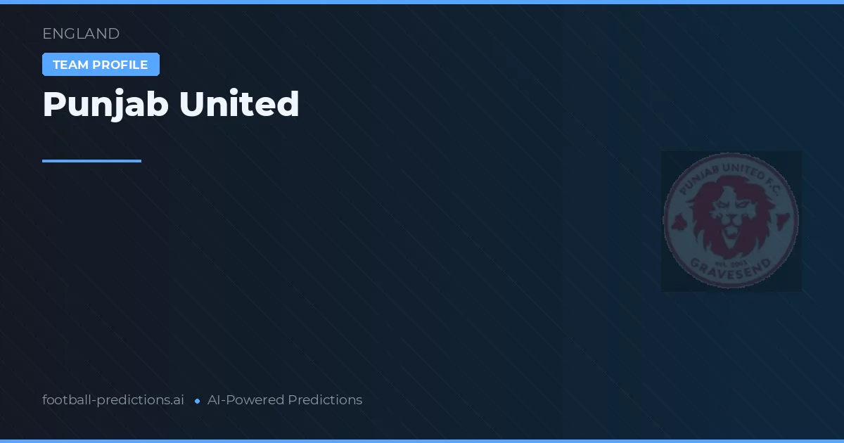 Punjab United Pronostics & Statistiques