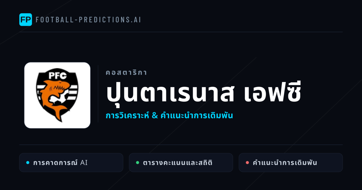 ปุนตาเรนาส เอฟซี การวิเคราะห์และสถิติ