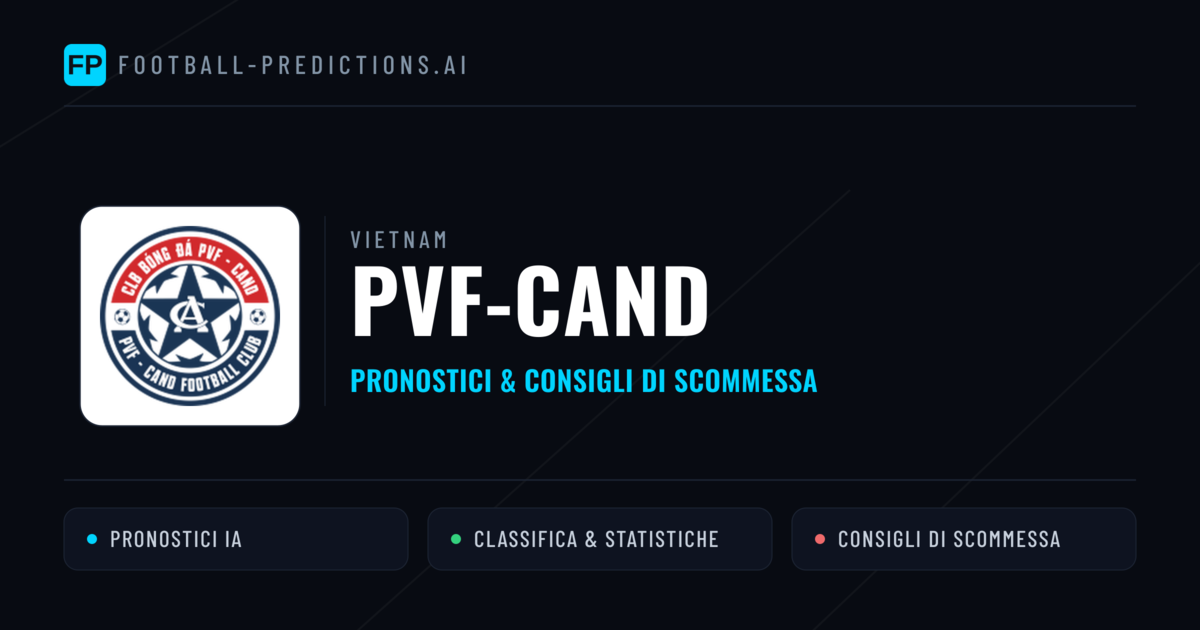 Pronostici e Statistiche PVF-CAND