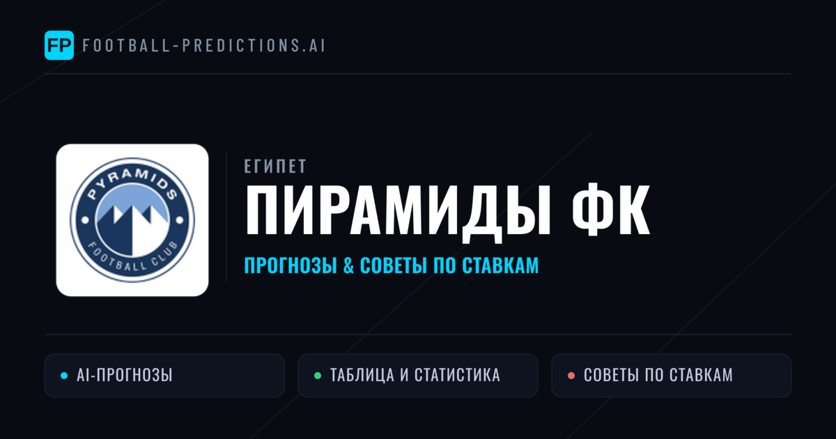 Пирамиды ФК прогнозы и статистика