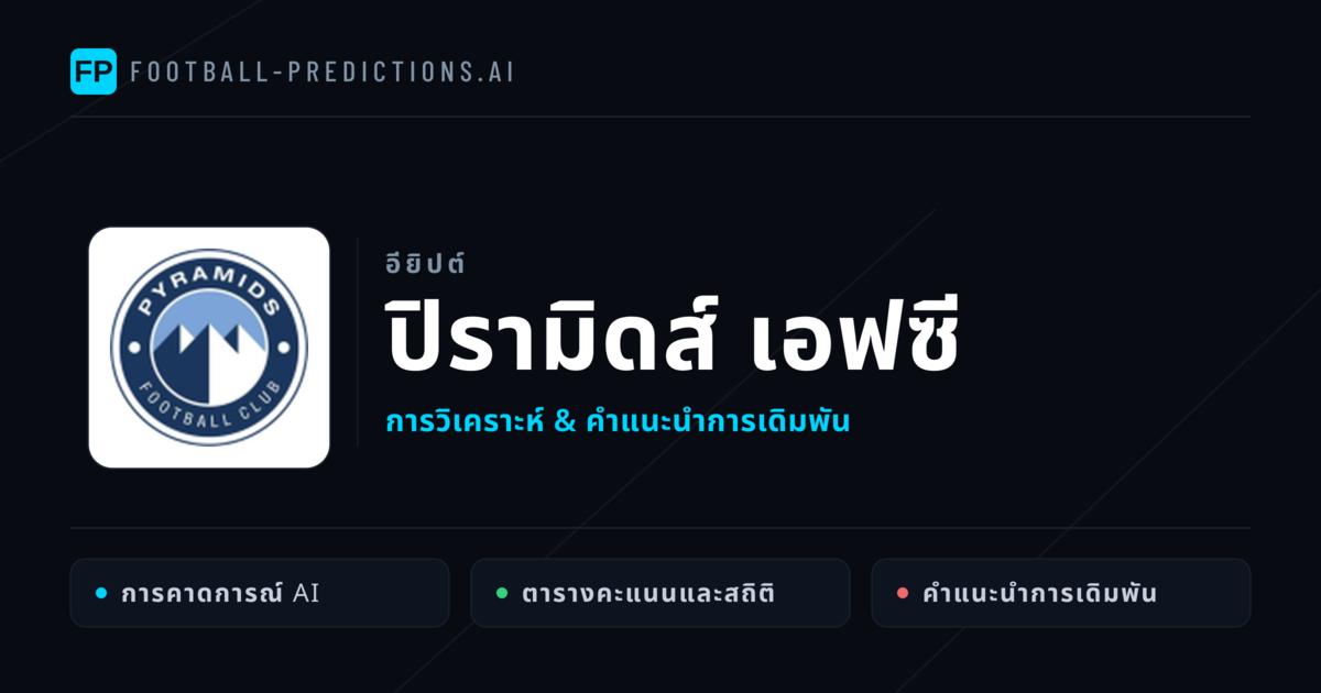 ปิรามิดส์ เอฟซี การวิเคราะห์และสถิติ