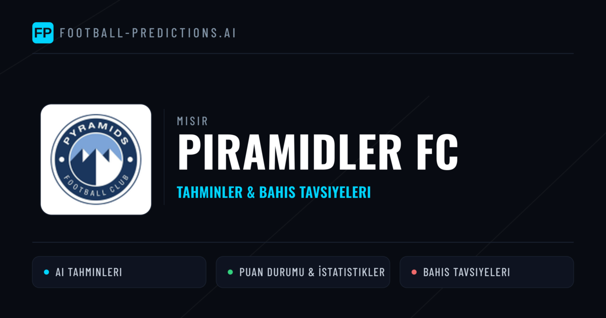 Piramidler FC Tahminleri & İstatistikler