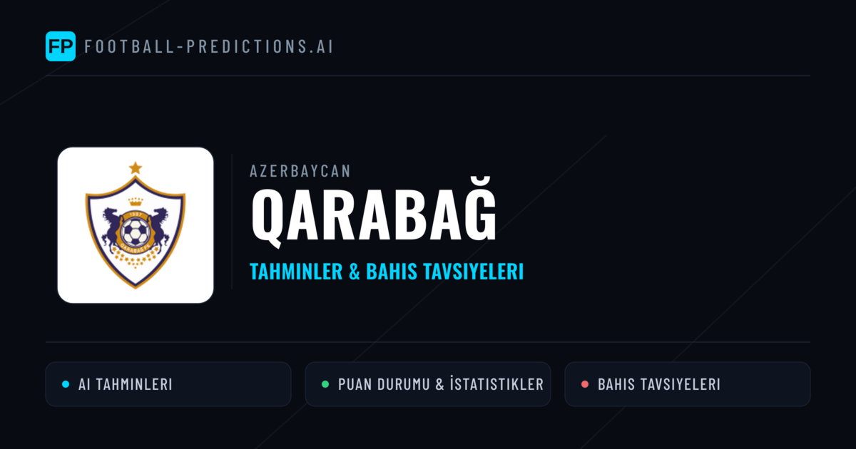 Qarabağ Tahminleri & İstatistikler