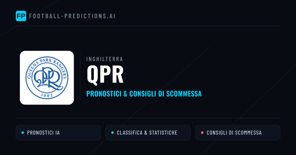 Pronostici e Statistiche QPR