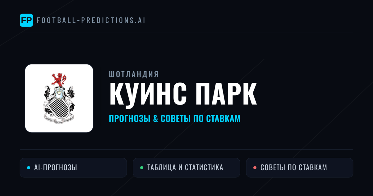 Куинс Парк прогнозы и статистика
