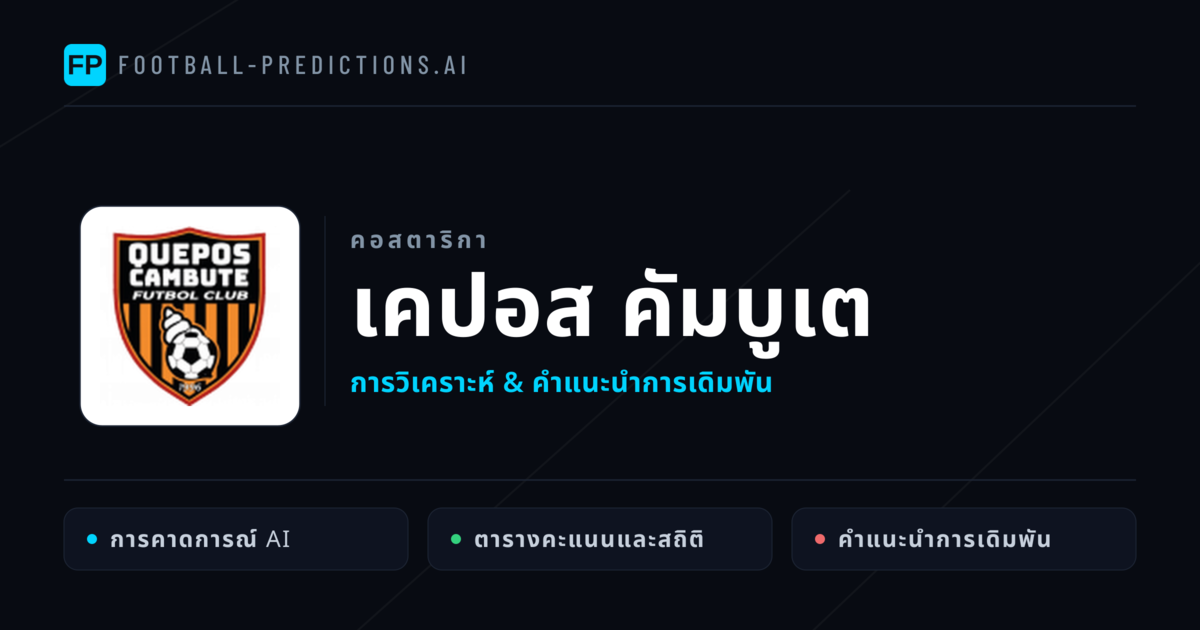 เคปอส คัมบูเต การวิเคราะห์และสถิติ