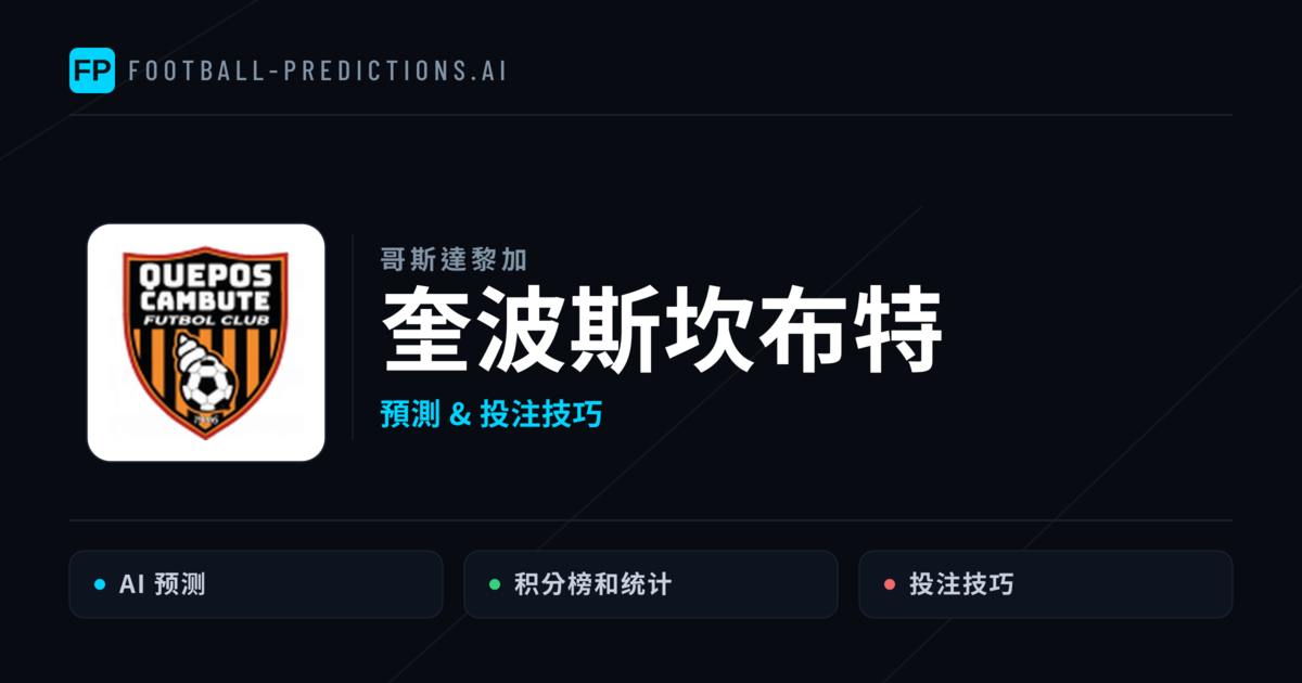奎波斯坎布特 運彩分析｜足球預測與數據