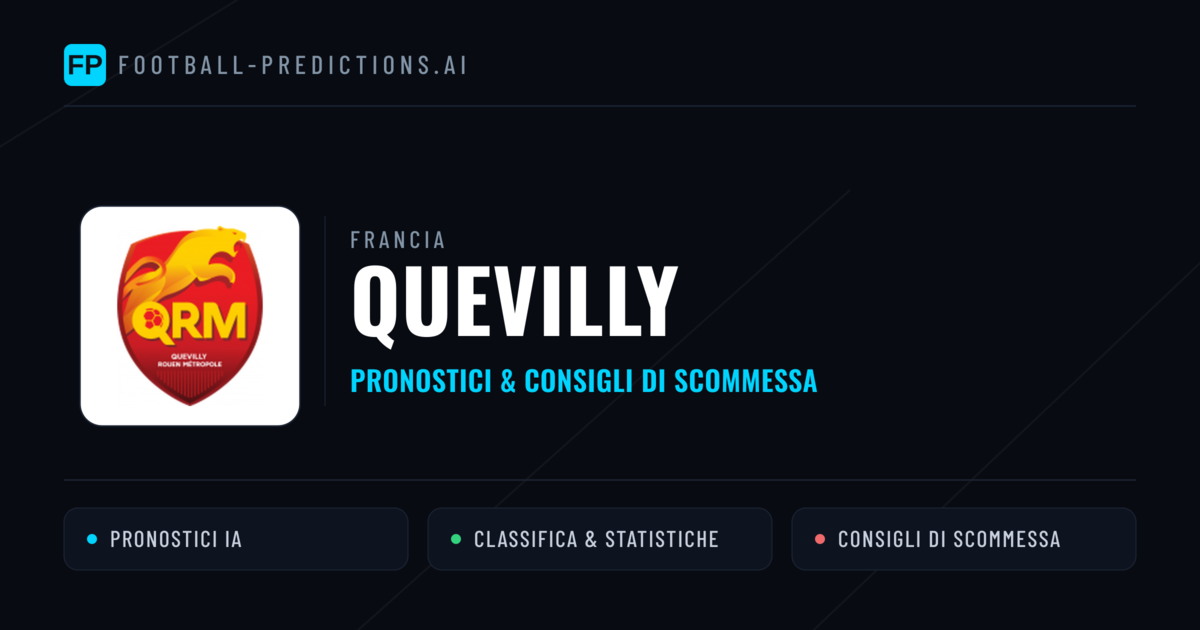Pronostici e Statistiche Quevilly