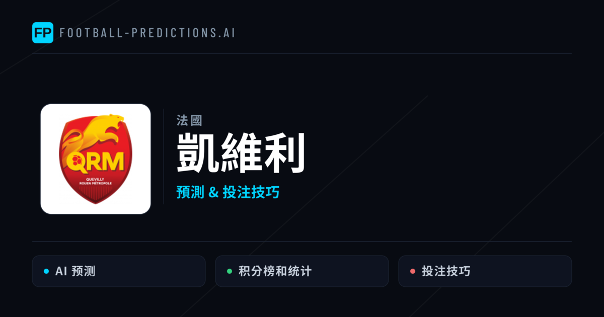 凱維利 運彩分析|足球預測與數據