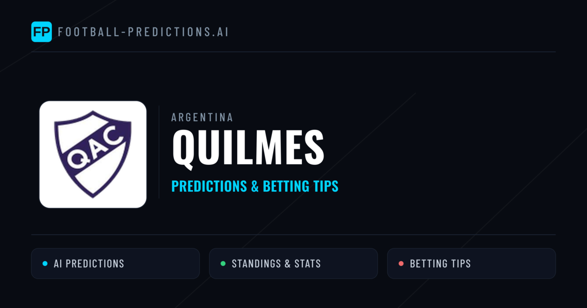 Quilmes Predictions & Stats