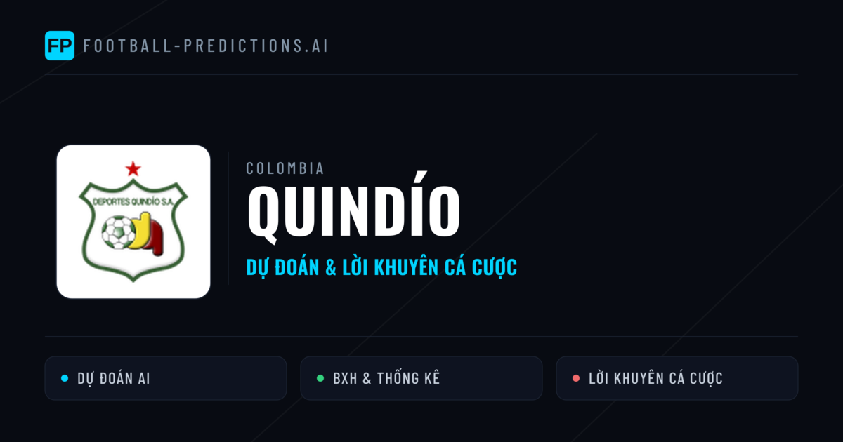 Quindío Dự đoán & Thống kê