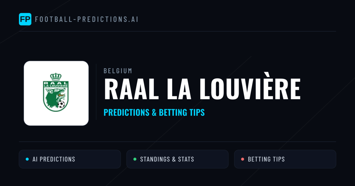 RAAL La Louvière Predictions & Stats