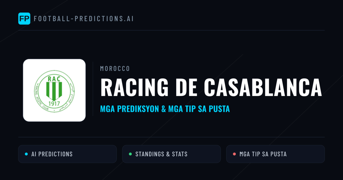 Racing de Casablanca Predictions & Stats