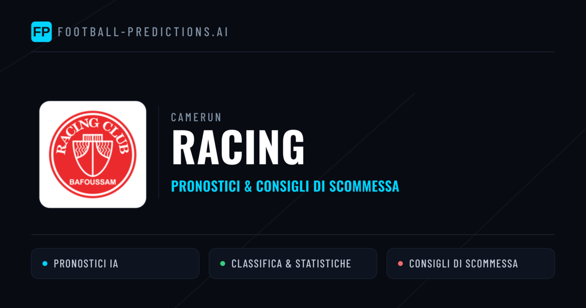 Pronostici e Statistiche Racing