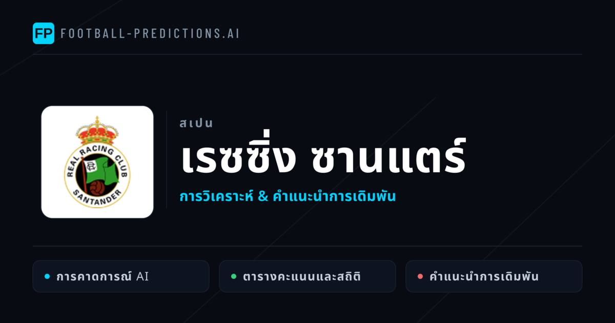 เรซซิ่ง ซานแตร์ การวิเคราะห์และสถิติ