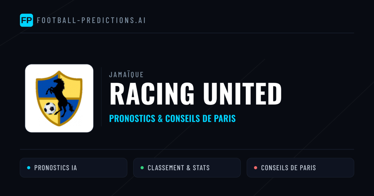 Racing United Pronostics & Statistiques