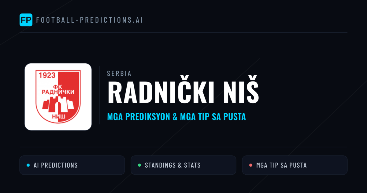 Radnički Niš Predictions & Stats