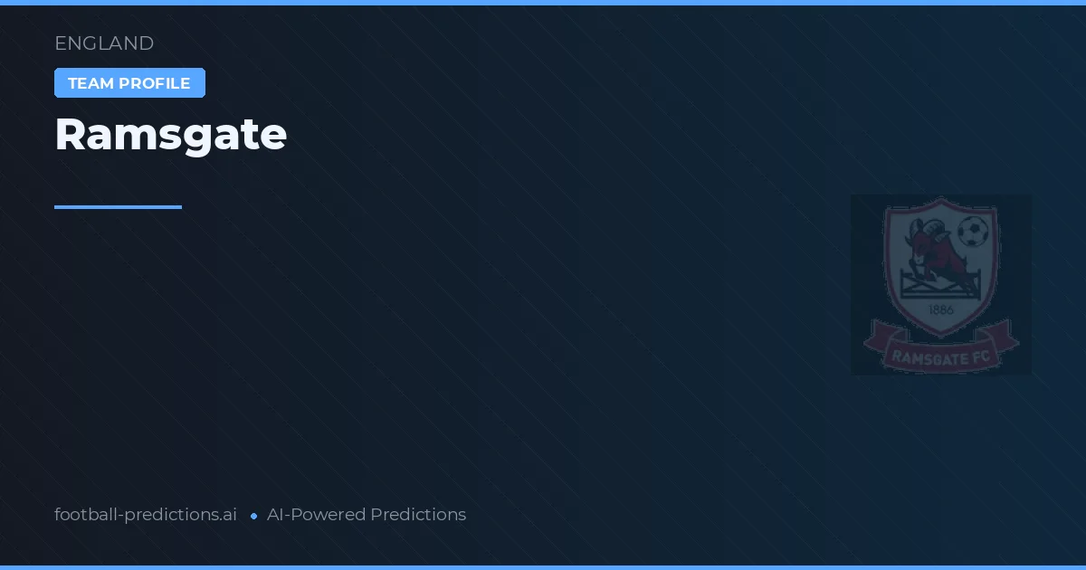 Ramsgate Predictions & Stats