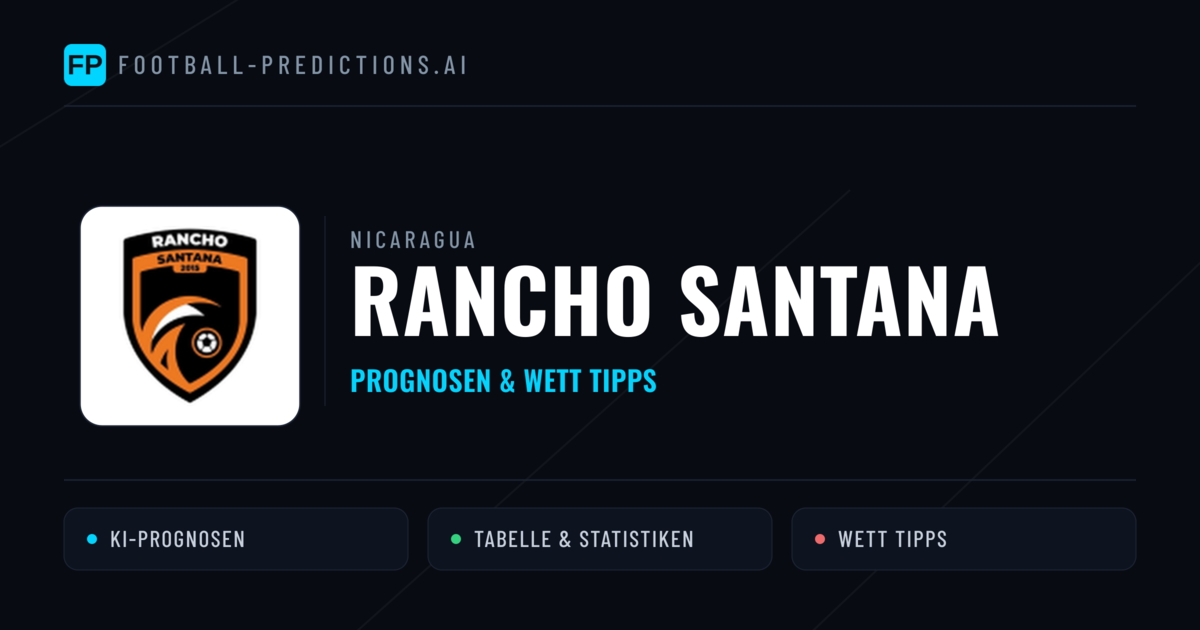 Rancho Santana Prognosen & Statistiken