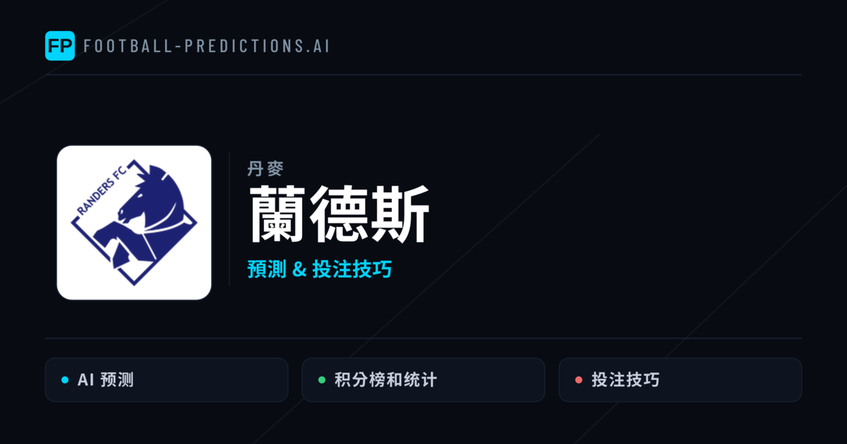 蘭德斯 運彩分析|足球預測與數據