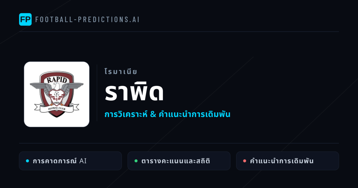 ราพิด การวิเคราะห์และสถิติ