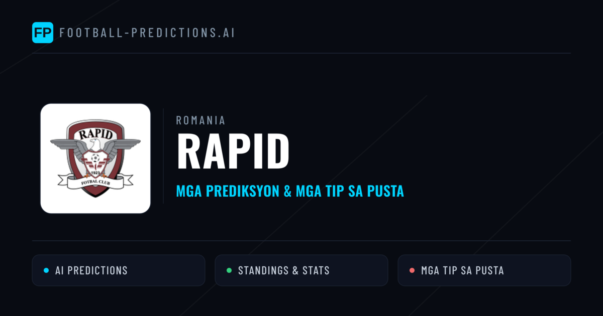 Rapid Predictions & Stats