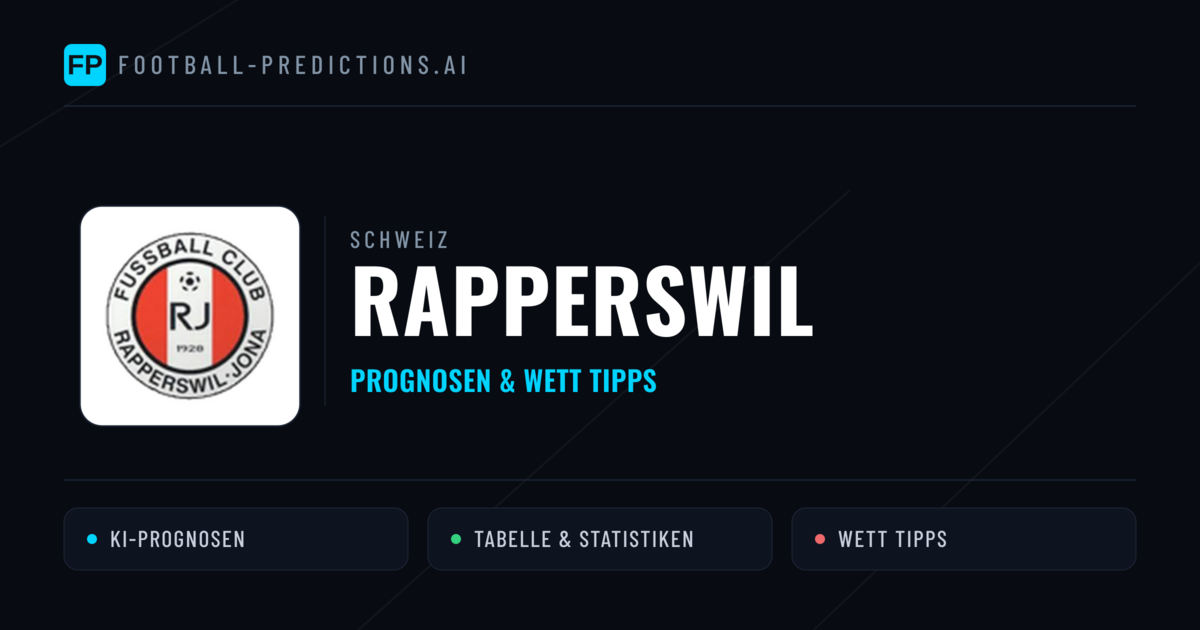 Rapperswil Prognosen & Statistiken