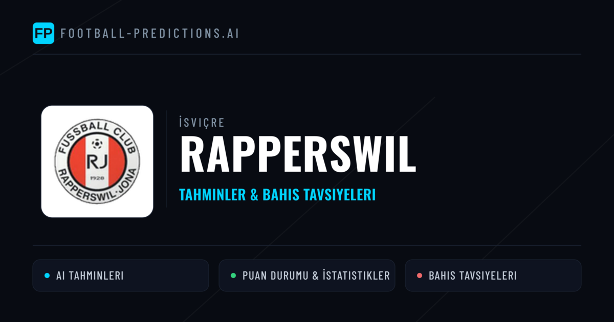 Rapperswil Tahminleri & İstatistikler