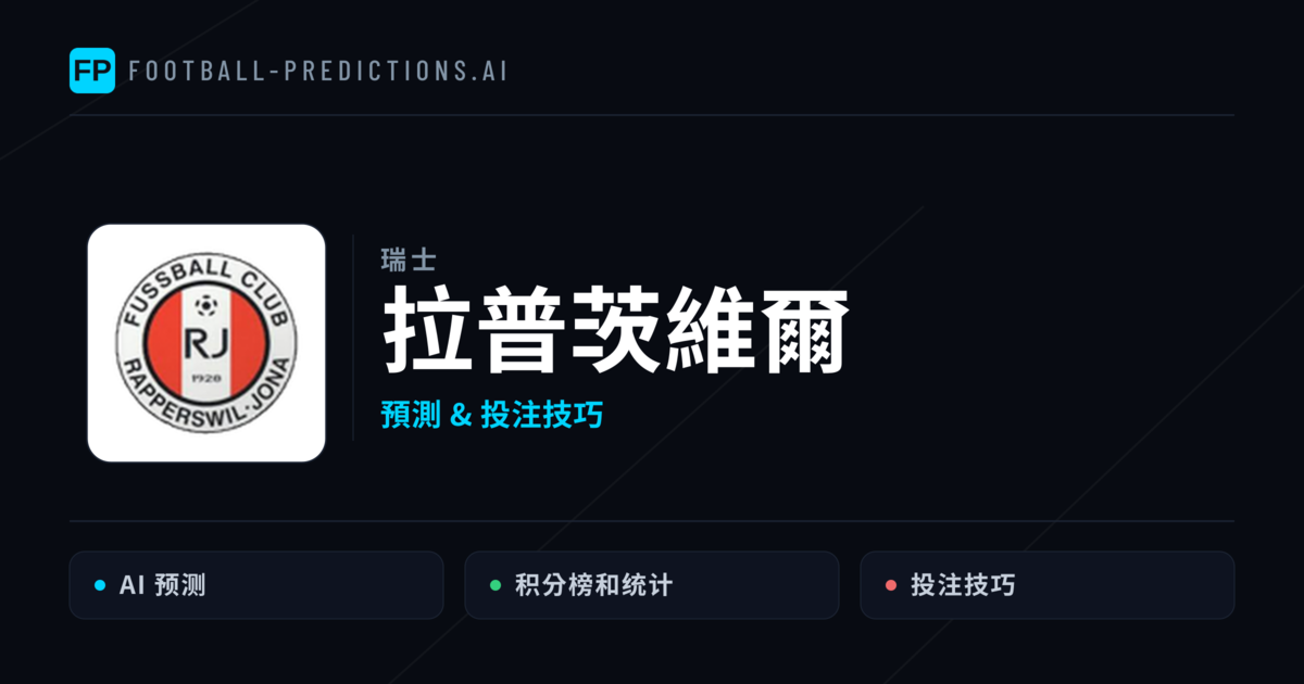 拉普茨維爾 運彩分析｜足球預測與數據