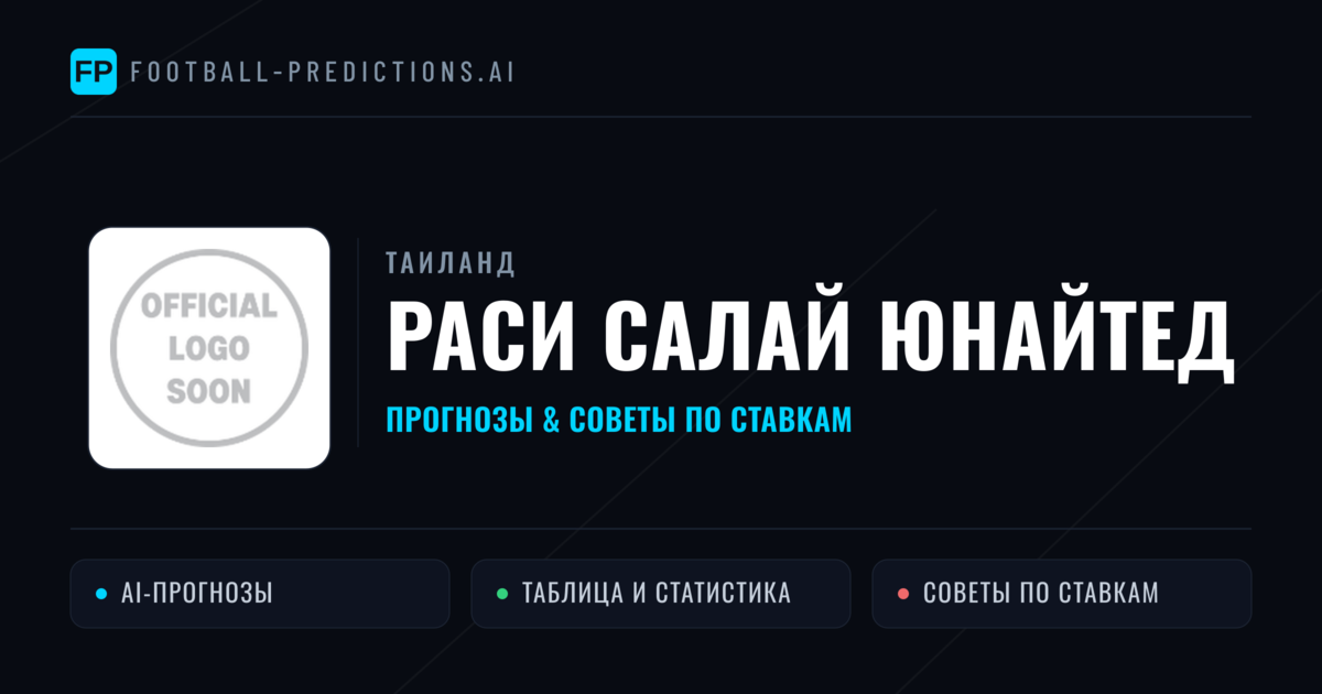 Раси Салай Юнайтед прогнозы и статистика