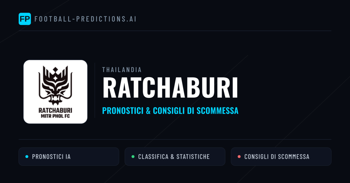 Pronostici e Statistiche Ratchaburi