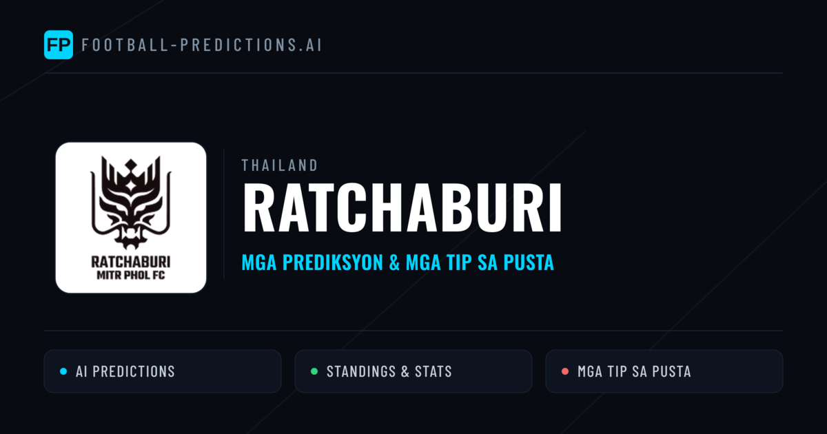 Ratchaburi Predictions & Stats