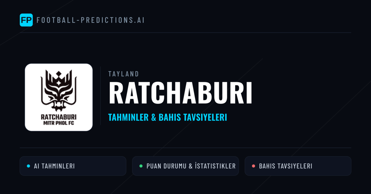 Ratchaburi Tahminleri & İstatistikler