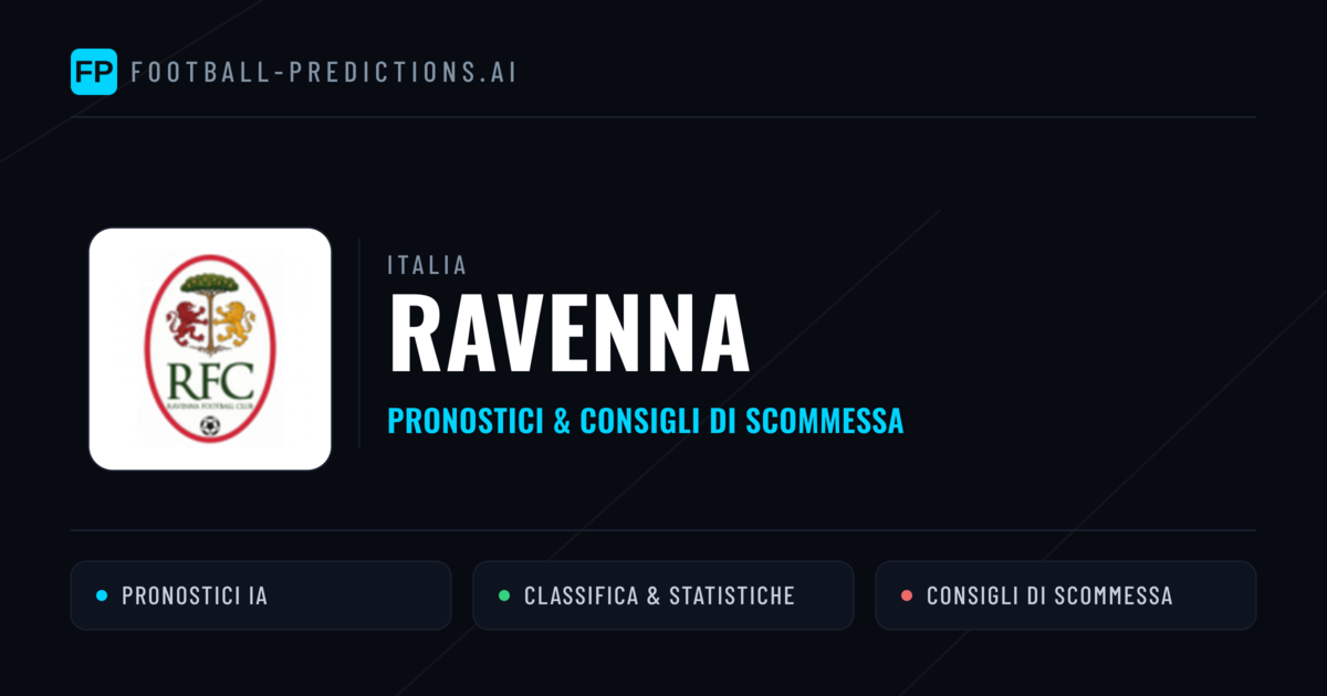 Pronostici e Statistiche Ravenna