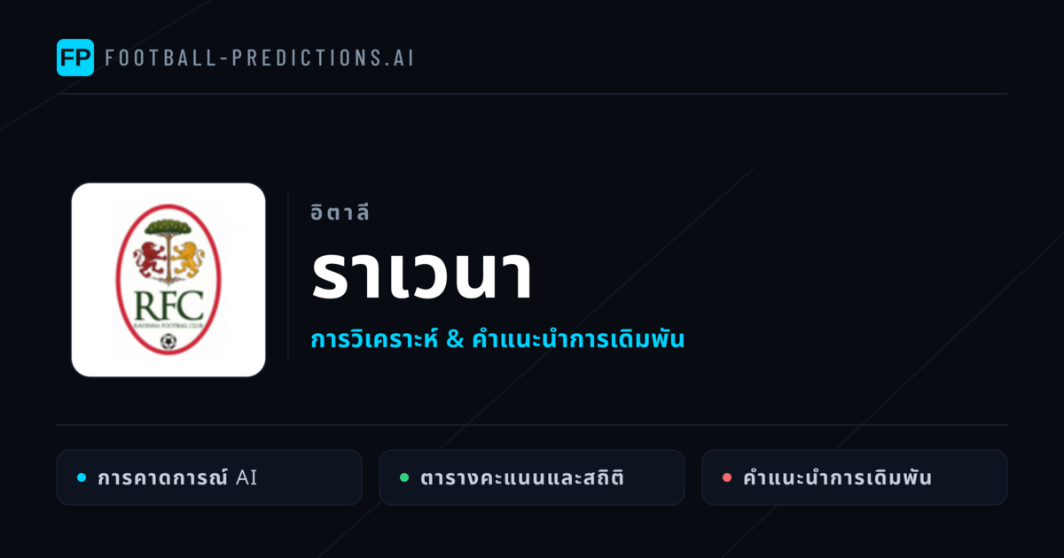 ราเวนา การวิเคราะห์และสถิติ