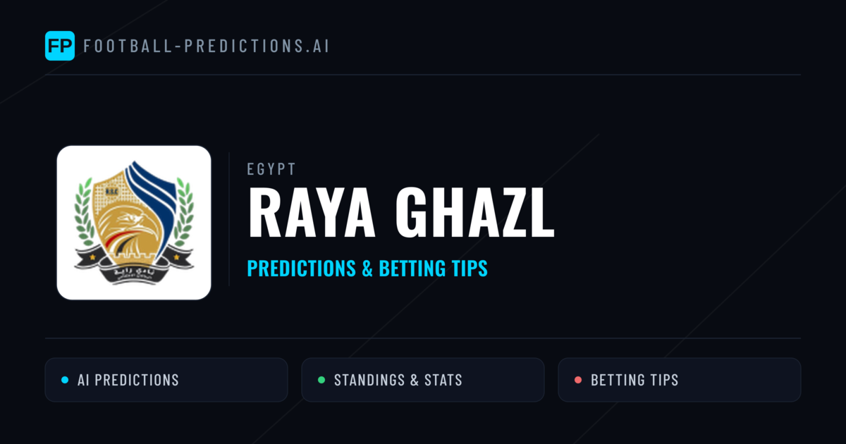 Raya Ghazl Predictions & Stats