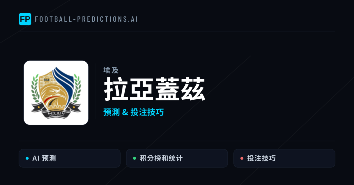 拉亞蓋茲 運彩分析｜足球預測與數據