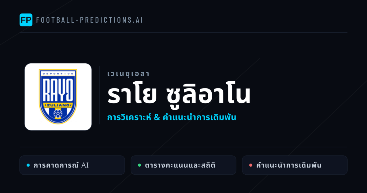 ราโย ซูลิอาโน การวิเคราะห์และสถิติ