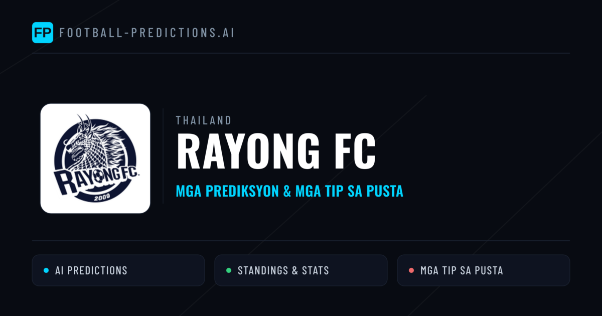 Rayong FC Predictions & Stats