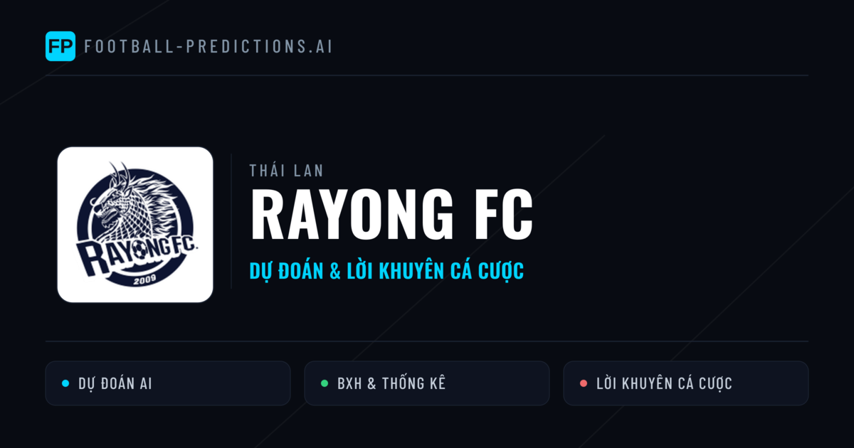 Rayong FC Dự đoán & Thống kê
