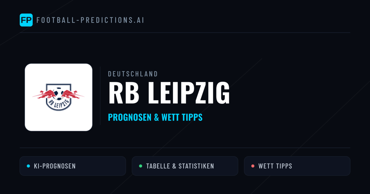 RB Leipzig Prognosen & Statistiken
