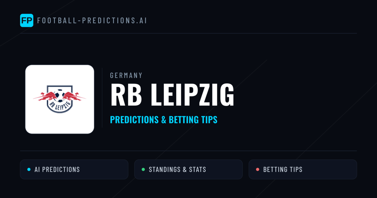RB Leipzig Predictions & Stats