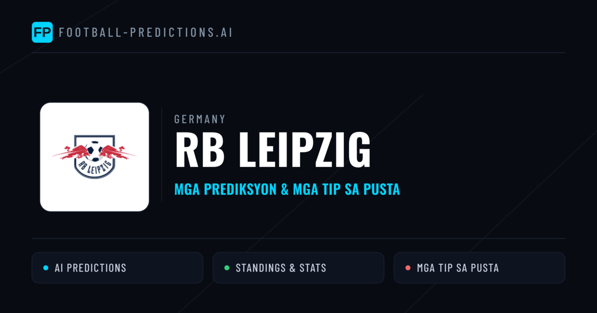 RB Leipzig Predictions & Stats