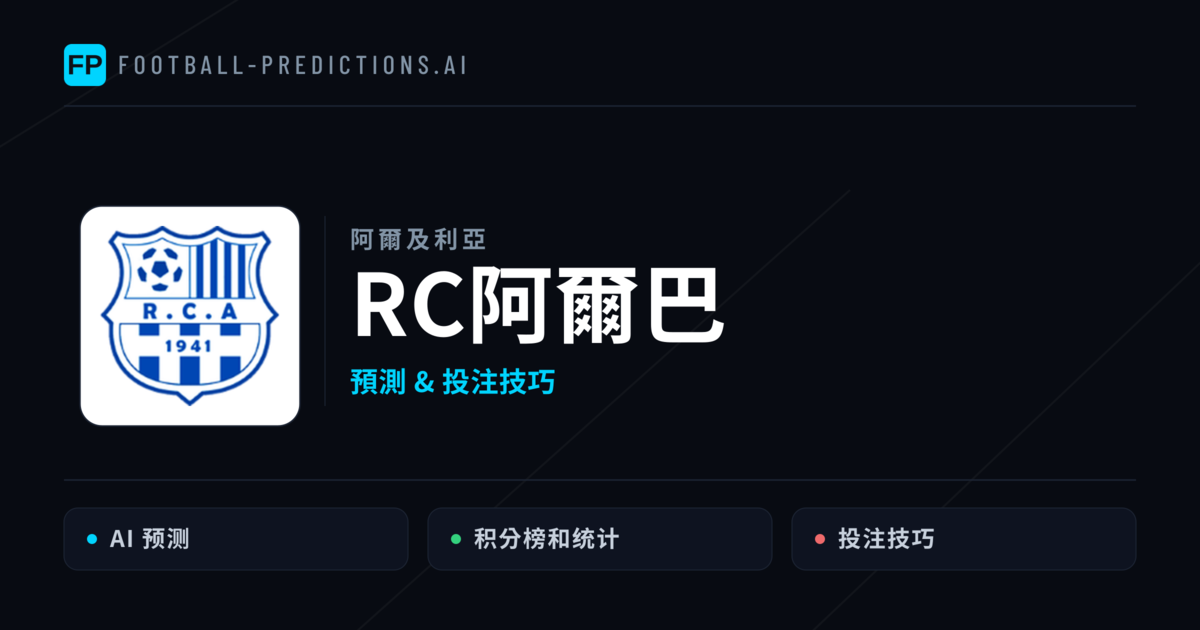 RC阿爾巴 運彩分析｜足球預測與數據