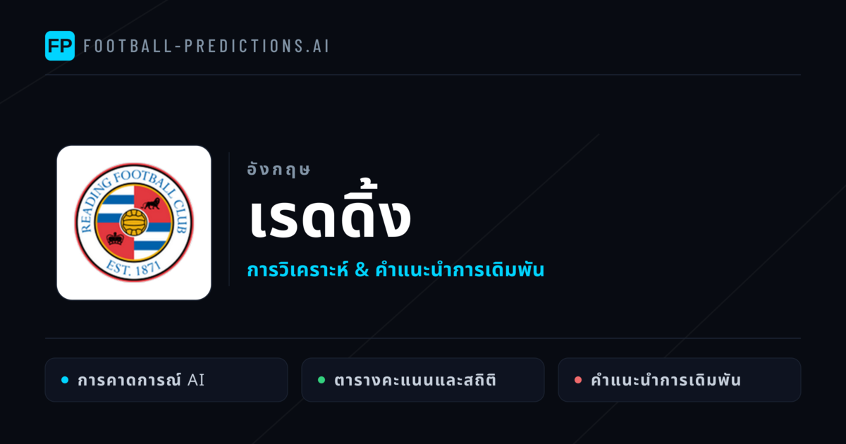 เรดดิ้ง การวิเคราะห์และสถิติ