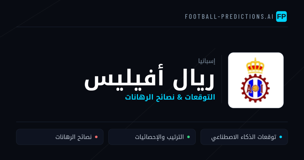 ريال أفيليس توقعات واحصائيات