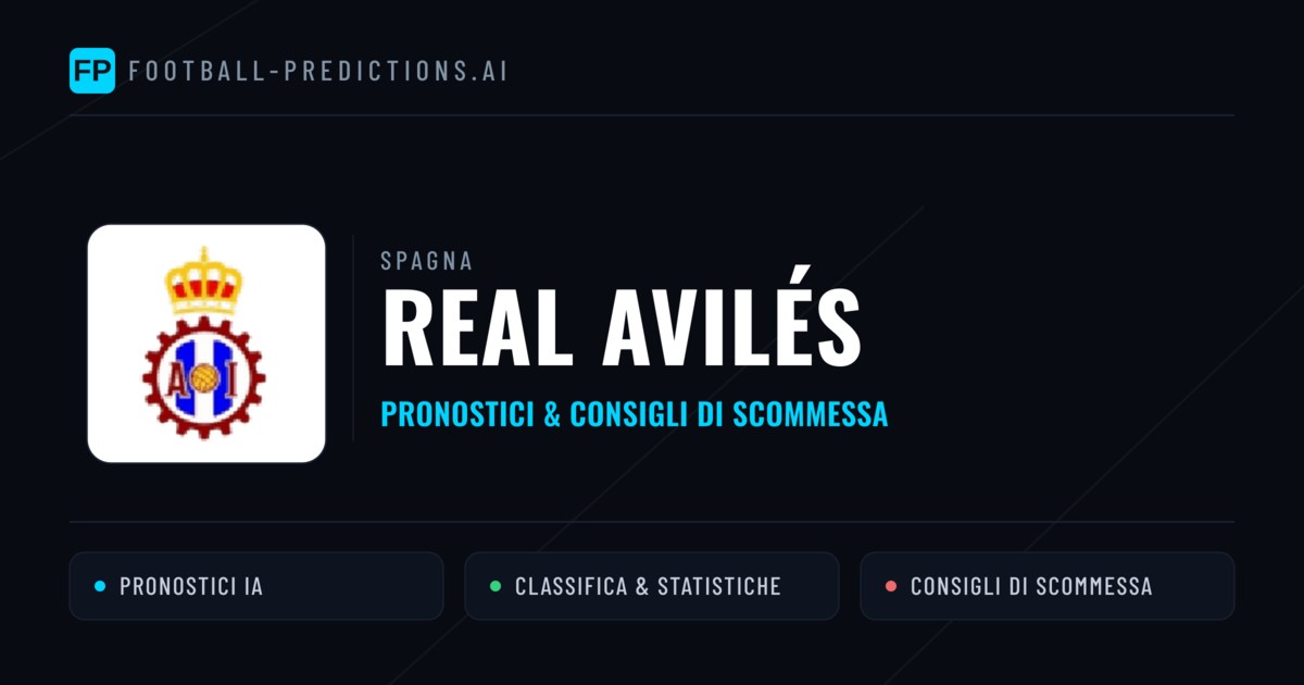 Pronostici e Statistiche Real Avilés