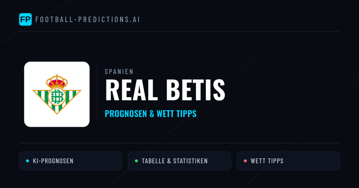 Real Betis Prognosen & Statistiken