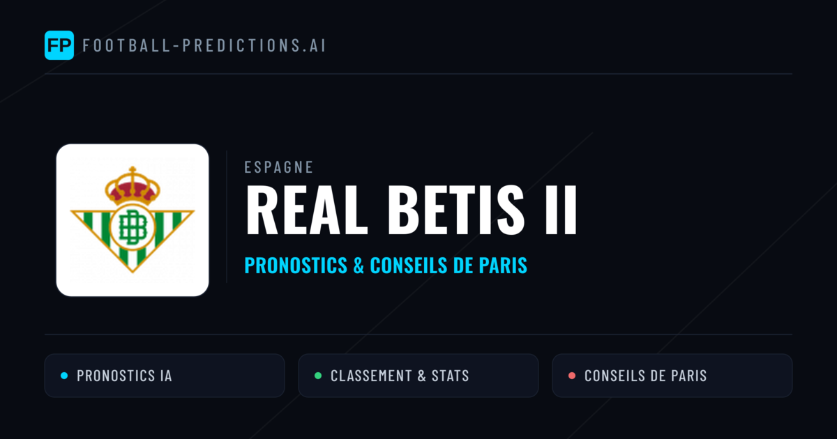 Real Betis II Pronostics & Statistiques